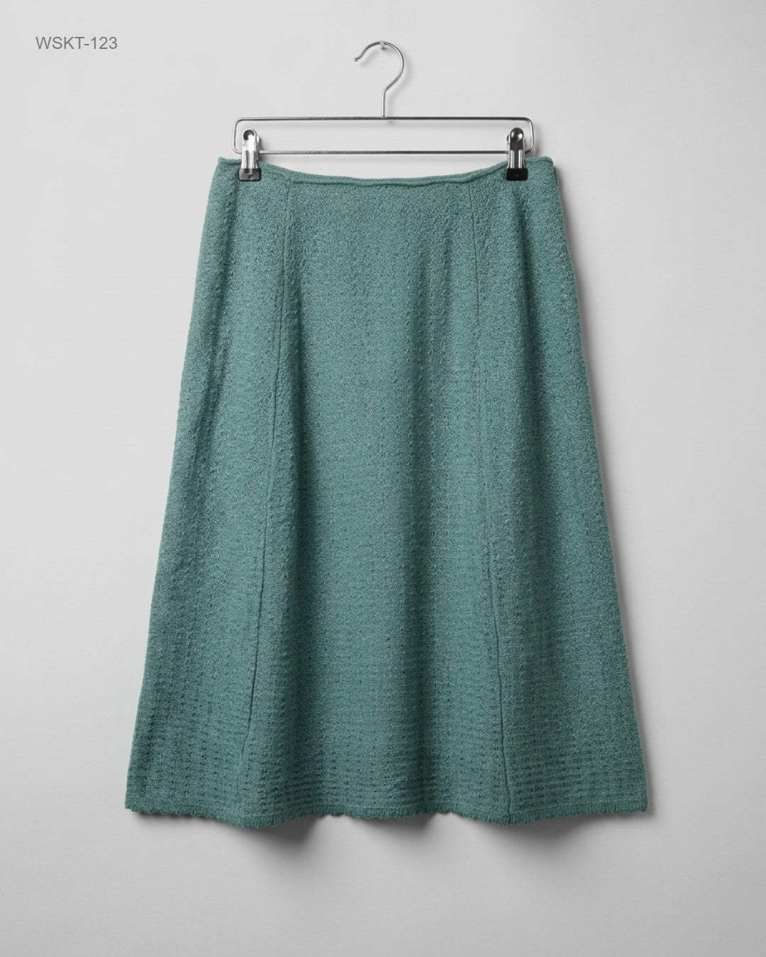 COUNTRY LADY Green A-Line Knit Midi Skirt buy preloved clothing online Pakistan