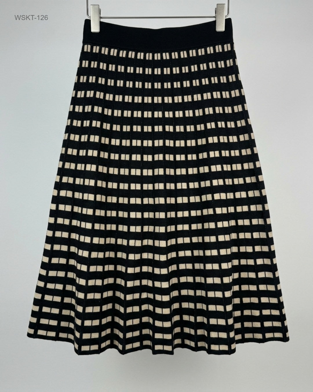 F&F Black Knit A-Line Skirt buy preloved clothing online Pakistan
