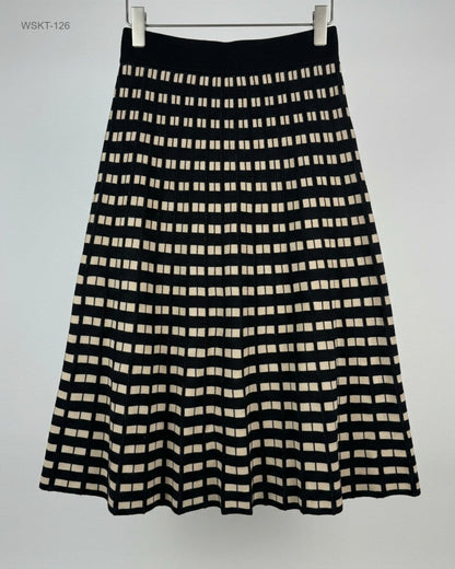 F&F Black Knit A-Line Skirt buy preloved clothing online Pakistan