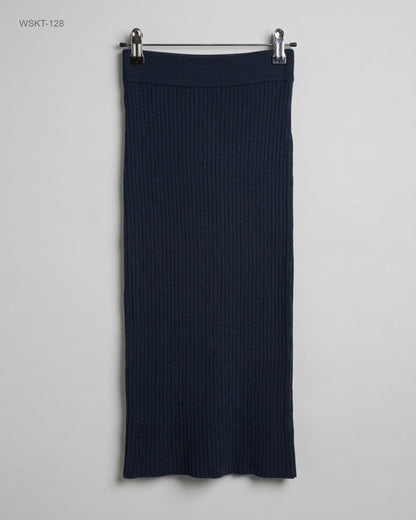 Primark Black Rib-Knit Pencil Skirt buy preloved clothing online Pakistan