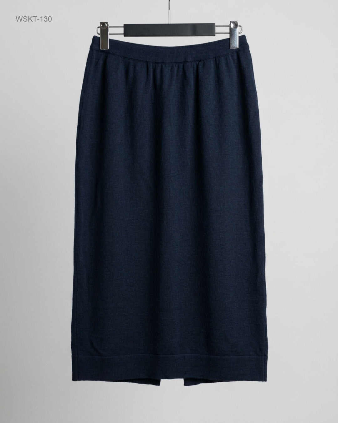 Bode DarkBlue Knit Midi Skirt buy preloved clothing online Pakistan