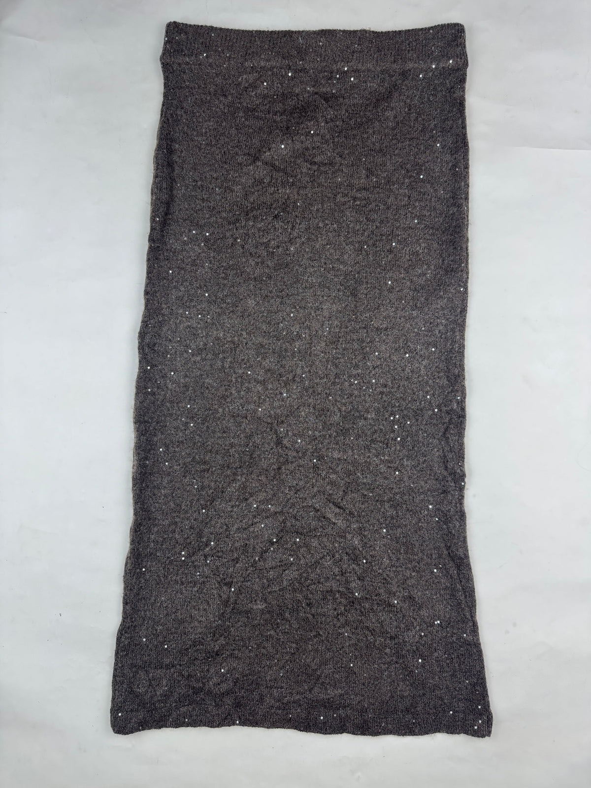 CUT LABEL (WSKT-136) Knit Sequin Column Skirt