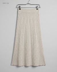 Marks & Spencer (WSKT-144) Pleated Knit Maxi Skirt