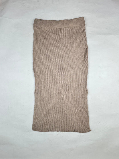 Primark Brown Ribbed Midi Skirt buy preloved clothing online Pakistan - image 2