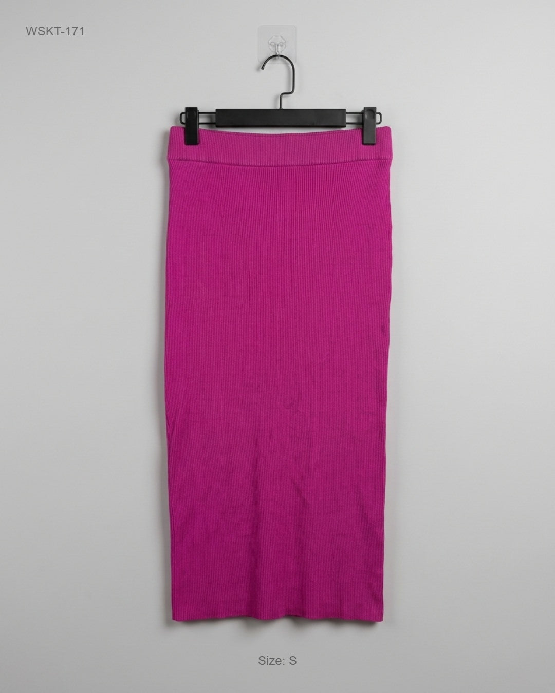 Zara Pink Ribbed Pencil Skirt buy preloved clothing online Pakistan