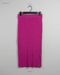 Zara (WSKT-171) Ribbed Pencil Skirt