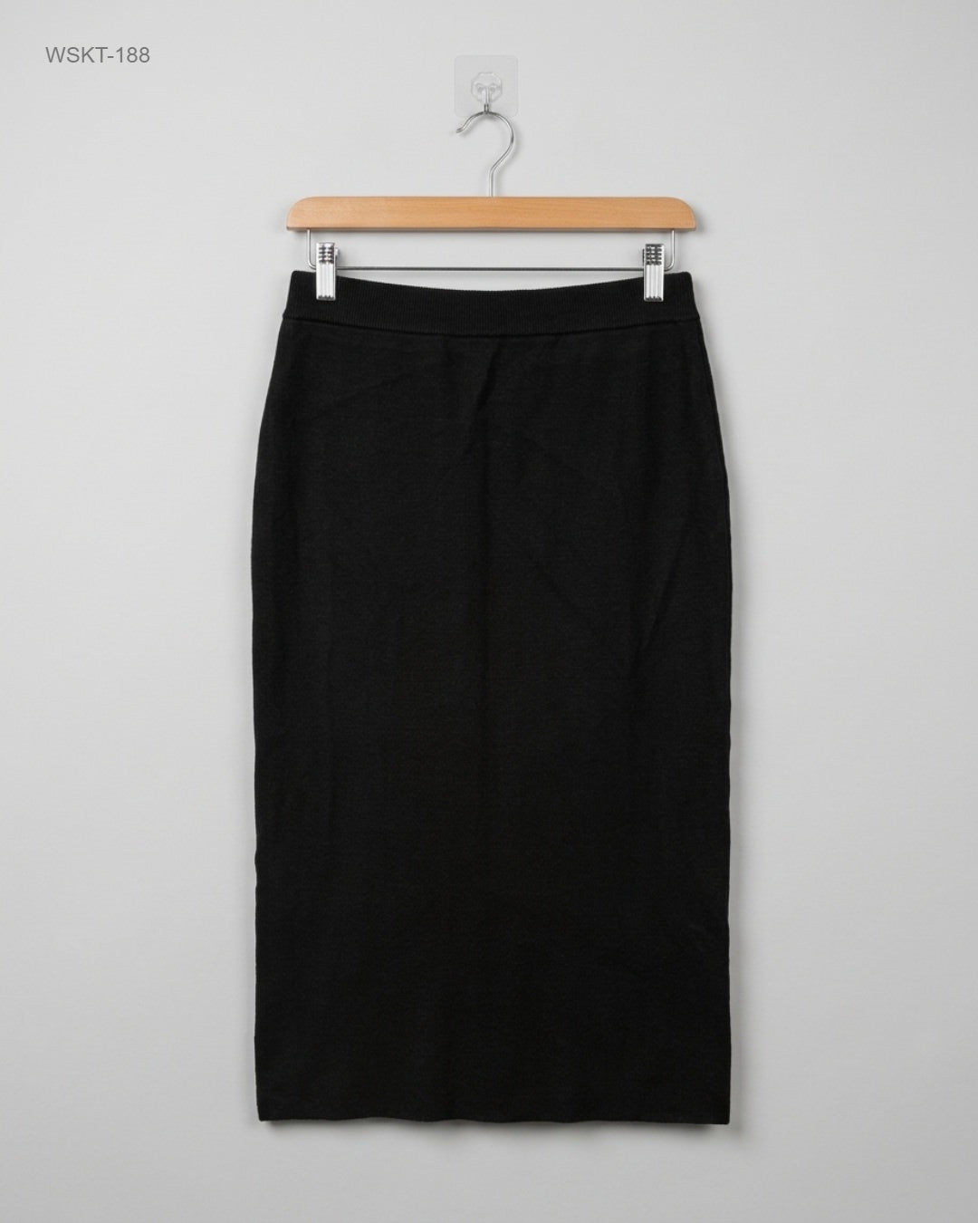 Edit Or Cuts Black Knit Pencil Skirt buy preloved clothing online Pakistan