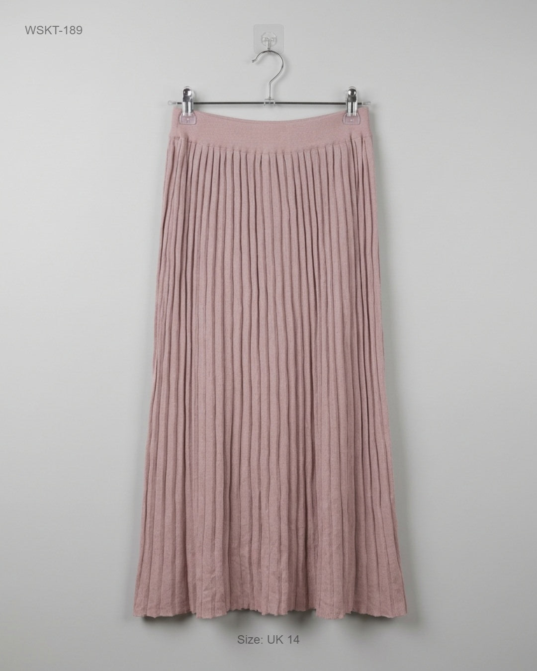 F&F Trench Coat (WSKT-189) Rib-Knit Maxi Skirt