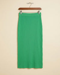 M&S Collection (WSKT-369) Rib-Knit Midi Skirt