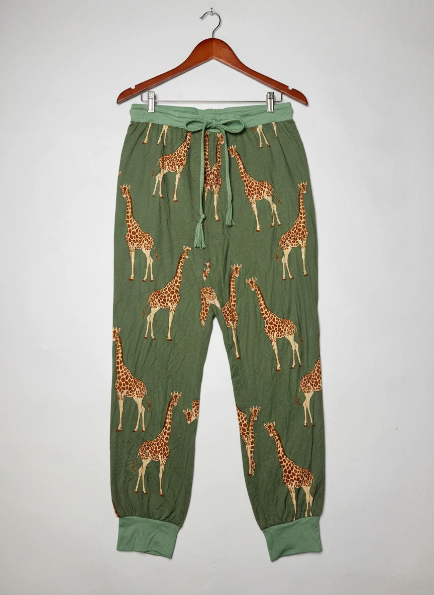 CHELSEA PEERS 's Green Multi Women's Summer Trouser (WST-102)