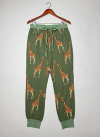 CHELSEA PEERS 's Green Multi Women's Summer Trouser (WST-102)