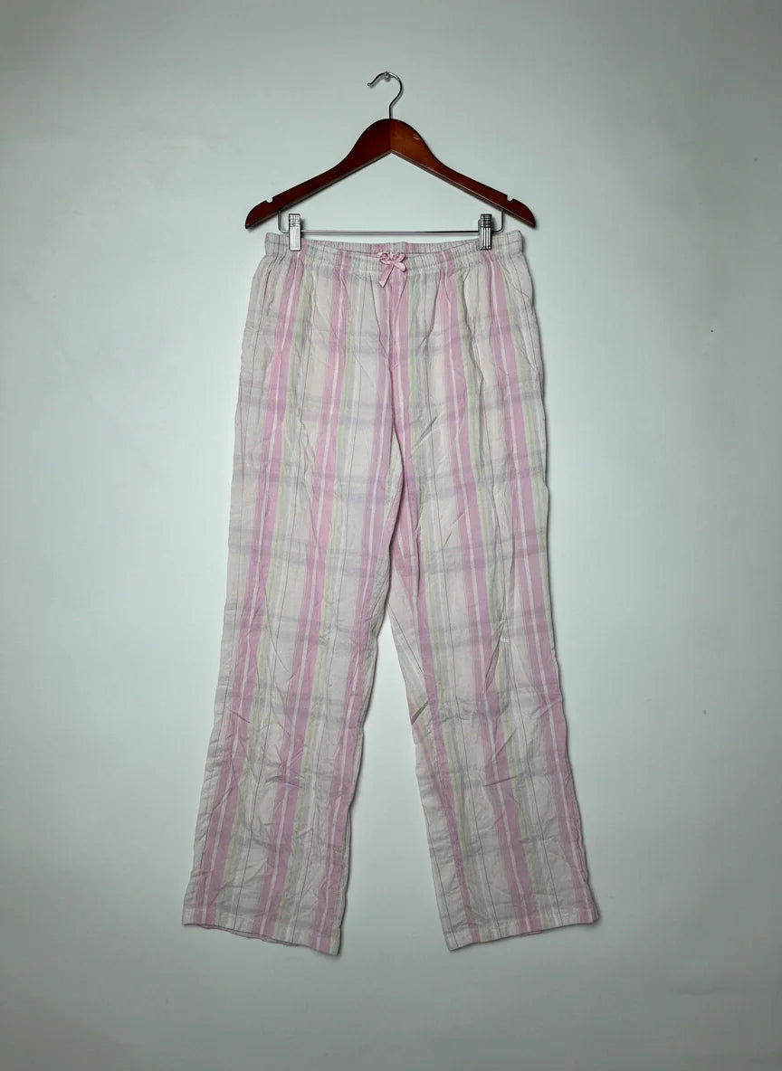 UK Imported secondhand Womens Summer Trousers - Marks & Spencer brand, Multi Cotton, Premium condition, for Womens - Online Thrift Store Karachi Pakistan