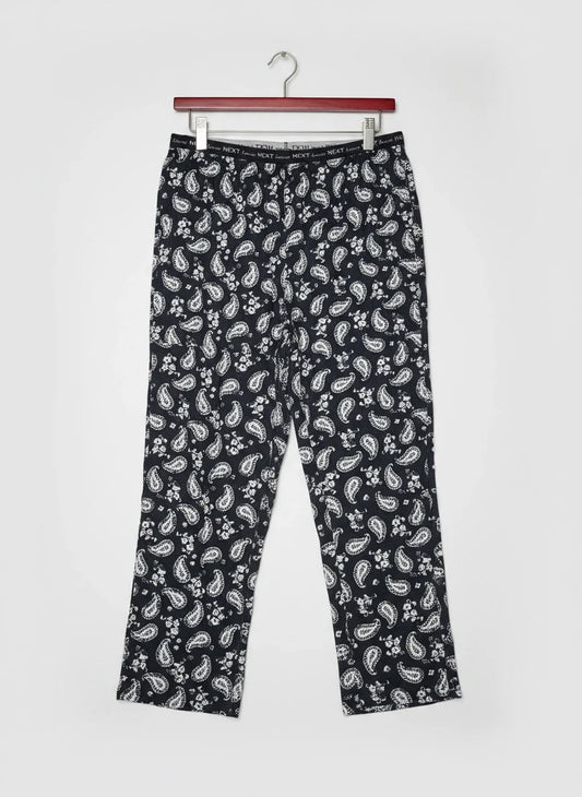Premium Condition Womens Summer Trousers | Preloved NEXT | Black & White Cotton | Thrift Shop for Womens Lahore Pakistan | OTS