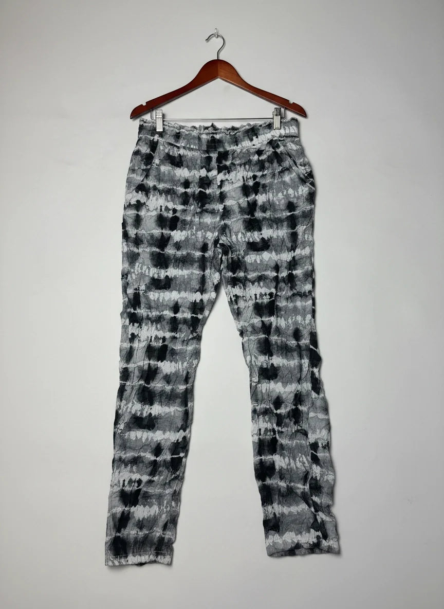 Shop Premium Womens Summer Trousers by NEXT | Preloved Branded Clothes | SMOKE MULTI Viscose | Womens | OTS Thrift Store Karachi Pakistan