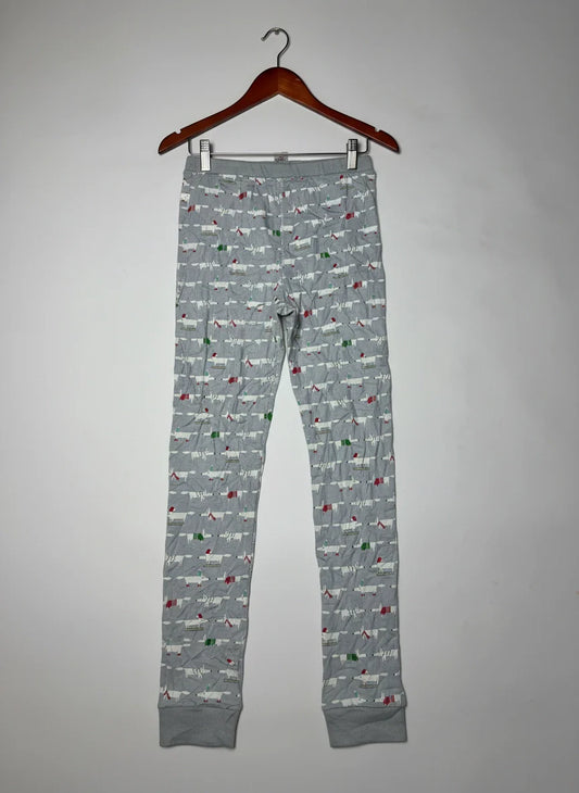 Secondhand Branded Womens Summer Trousers by NEXT, GRAY MULTI Cotton fabric, Excellent condition, for Womens - Online Thrift Shop Islamabad Pakistan