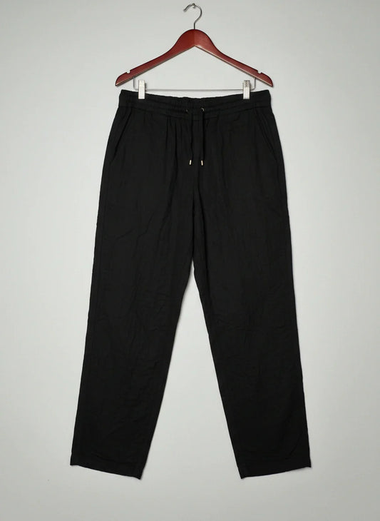 Shop Premium Womens Summer Trousers by NEXT PETITE | Preloved Branded Clothes | CHARCOOL Viscose | Womens | OTS Thrift Store Karachi Pakistan