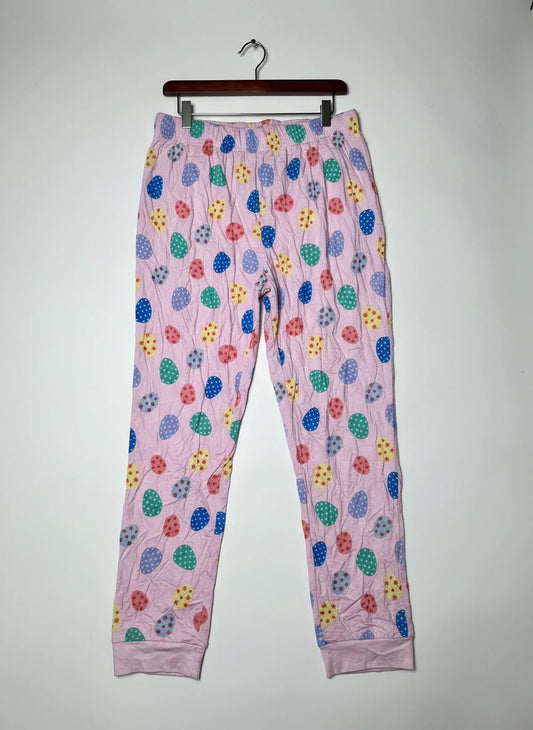 Shop Premium Womens Summer Trousers by BEE YOU | Preloved Branded Clothes | PINK MULTI Cotton | Womens | OTS Thrift Store Islamabad Pakistan