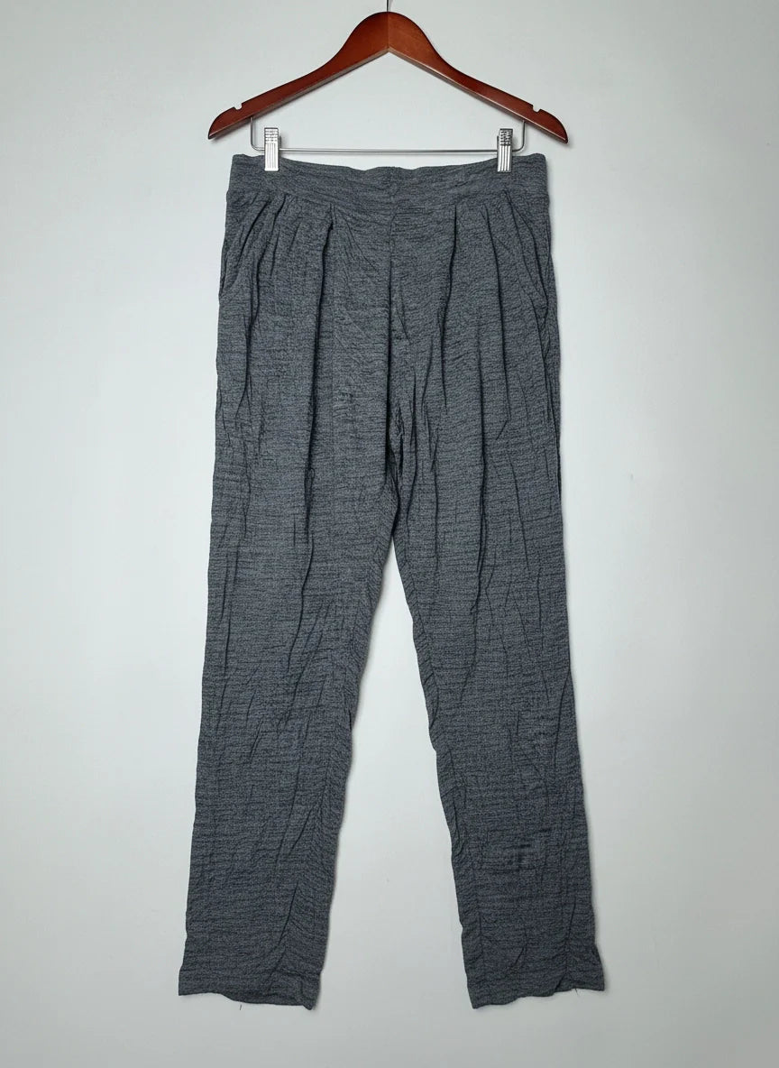 Preloved Premium Womens Summer Trousers by Papaya, Gray Polyester for Womens - OTS Thrift Shop Islamabad Pakistan