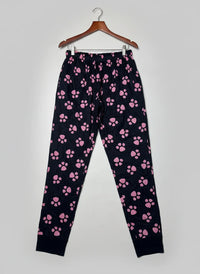 Cut Label 's Black And Pink Women's Summer Trouser (WST-136)
