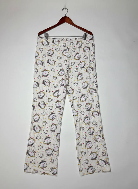 UK Imported secondhand Womens Summer Trousers - Disney brand, MULTI BEIGE Polyester, Premium condition, for Womens - Online Thrift Store Lahore Pakistan