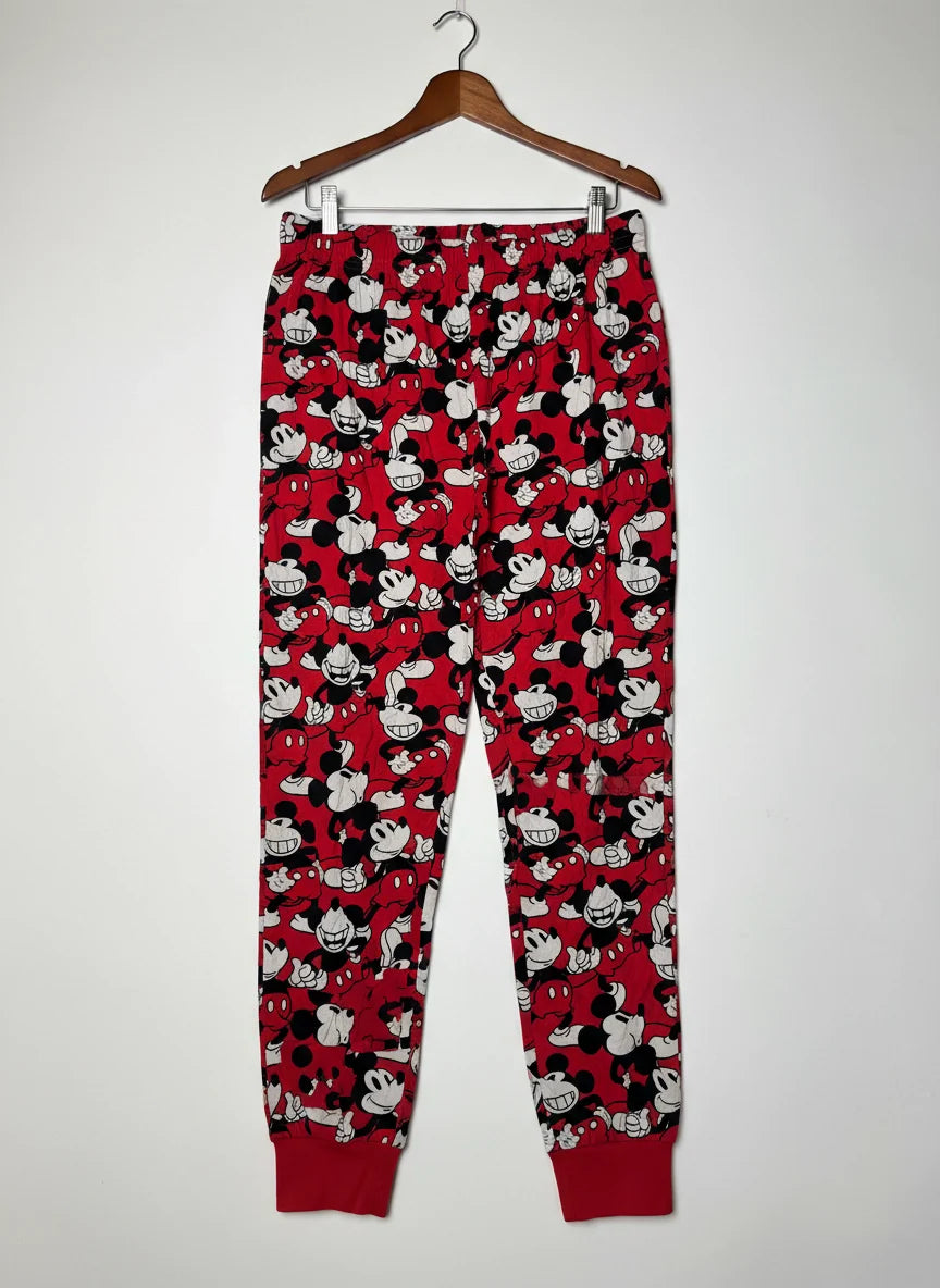 Womens Summer Trousers | George | Preloved Branded | RED MULTI Cotton | Premium | OTS Thrift Store Peshawar Pakistan