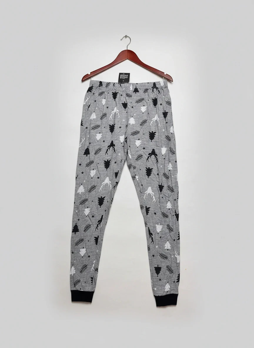 Womens Summer Trousers | Cut Label | Preloved Branded | GRAY Cotton | Premium | OTS Thrift Store Lahore Pakistan