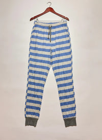 Avon 's Blue And Beidge Women's Summer Trouser (WST-29)