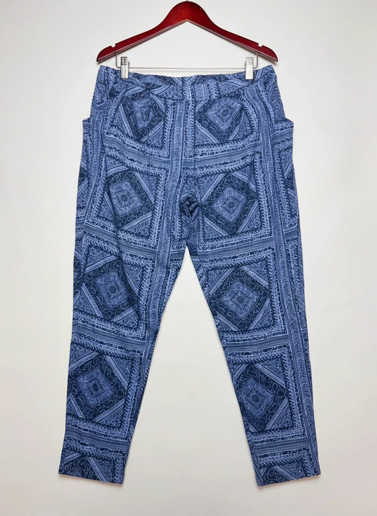 Secondhand Branded Womens Summer Trousers by Nutmeg, Blue Viscose fabric, Premium condition, for Womens - Online Thrift Shop Peshawar Pakistan