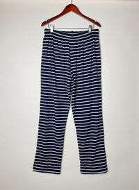 F&F 's White & Navy Blue Women's Summer Trouser (WST-38)