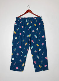 Marks & Spencer 's Blue Women's Summer Trouser (WST-43)