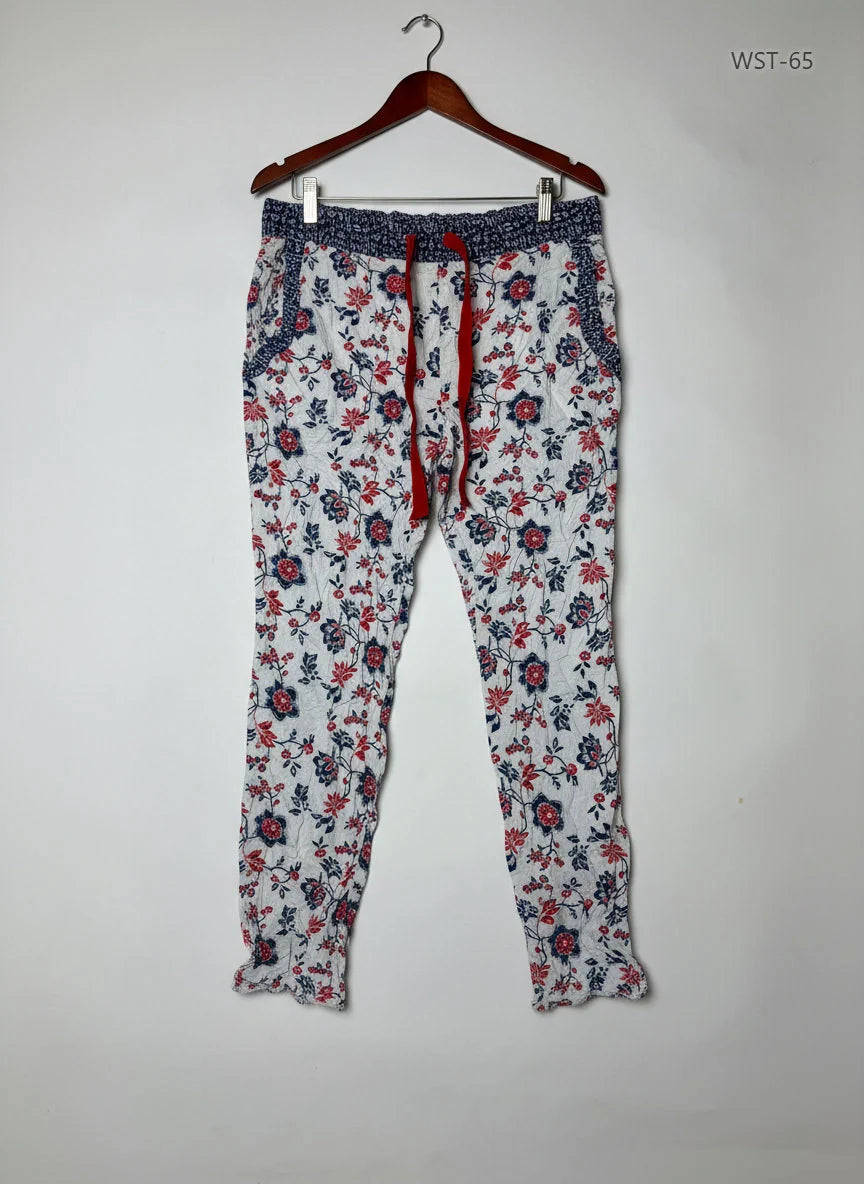 LOVE TO LOUNGE 's Multi Color Women's Summer Trouser (WST-65)