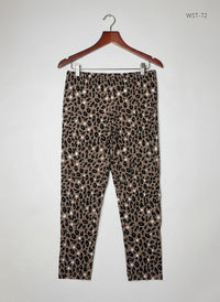 Marks & Spencer 's Brown Multi Women's Summer Trouser (WST-72)