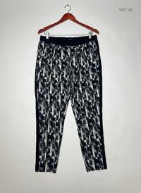 HAREEM 's Black & White Women's Summer Trouser (WST-86)