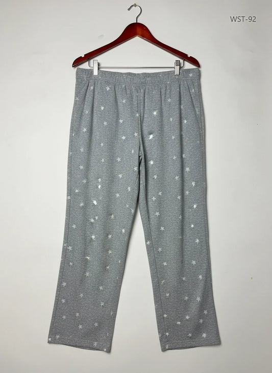 Shop Premium Womens Summer Trousers by Marks & Spencer | Preloved Branded Clothes | Gray Polyester | Womens | OTS Thrift Store Karachi Pakistan