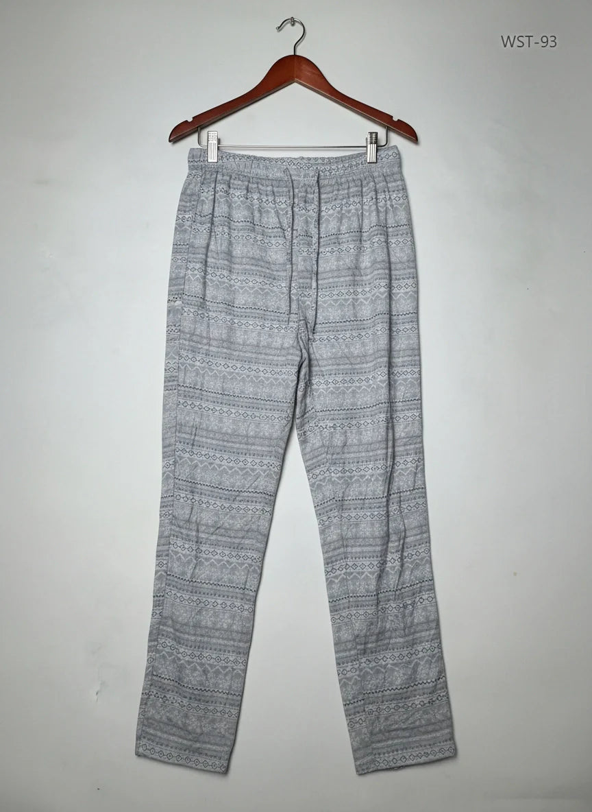 Preloved Premium Womens Summer Trousers by Primark, LIGHT GRAY Polyester for Womens - OTS Thrift Shop Islamabad Pakistan
