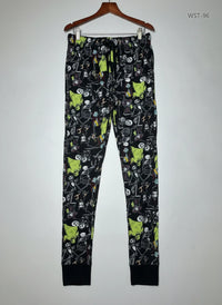 Disney 's Black Multi Women's Summer Trouser (WST-96)