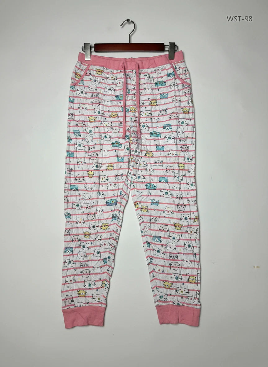 Secondhand Branded Womens Summer Trousers by F&F, MULTI Polyester fabric, Excellent condition, for Womens - Online Thrift Shop Lahore Pakistan