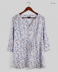 White Women's Summer Top by F&F (WT-108)