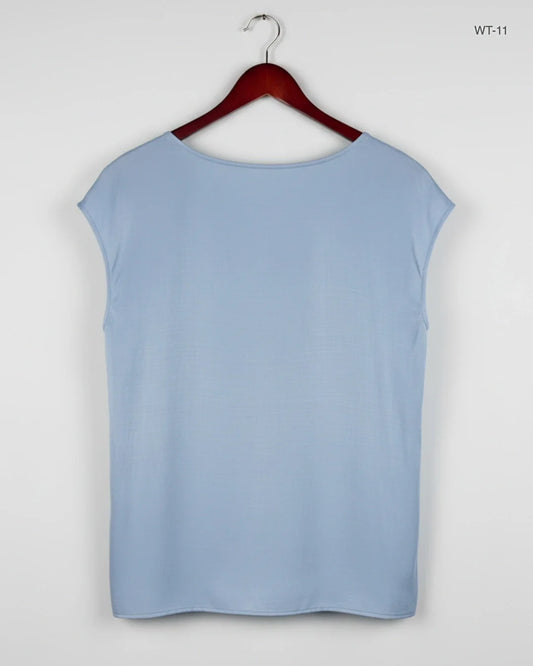 Secondhand Branded Womens Summer Tops by Primark, SkyBlue Polyester fabric, Premium condition, for Women - Online Thrift Shop Islamabad Pakistan