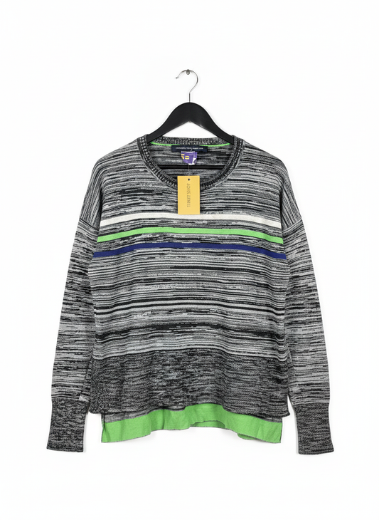 Shop PREMIUM Winter Knitted Tops by FRENCH COLLECTION | Preloved Branded Clothes | GREY POLYSTER | Women | OTS Thrift Store Peshawar Pakistan