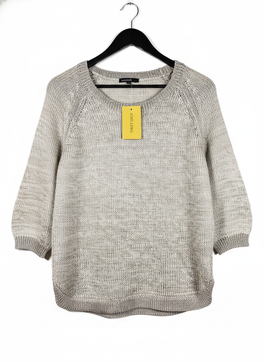 Preloved PREMIUM PLUS Winter Knitted Tops by AUTOGRAPH, GREY ACRYLIC for Women - OTS Thrift Shop Lahore Pakistan