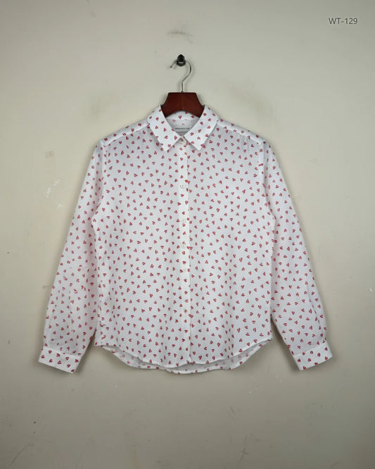 Preloved Premium Womens Summer Tops by Cut Label, White Polyester for Women - OTS Thrift Shop Karachi Pakistan