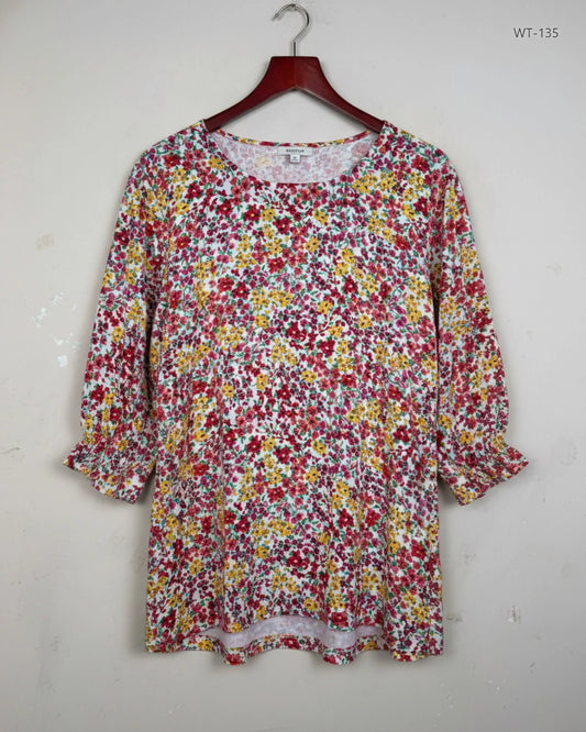 UK Imported secondhand Womens Summer Tops - F&F brand, Multi Viscose, Premium condition, for Women - Online Thrift Store Peshawar Pakistan