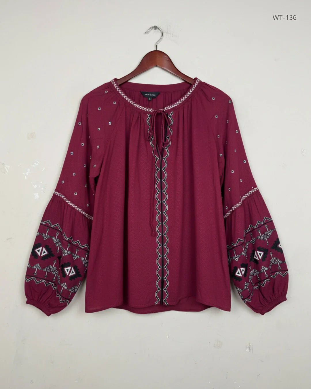 NEW LOOK Maroon Women's Summer Tops (WT-136)
