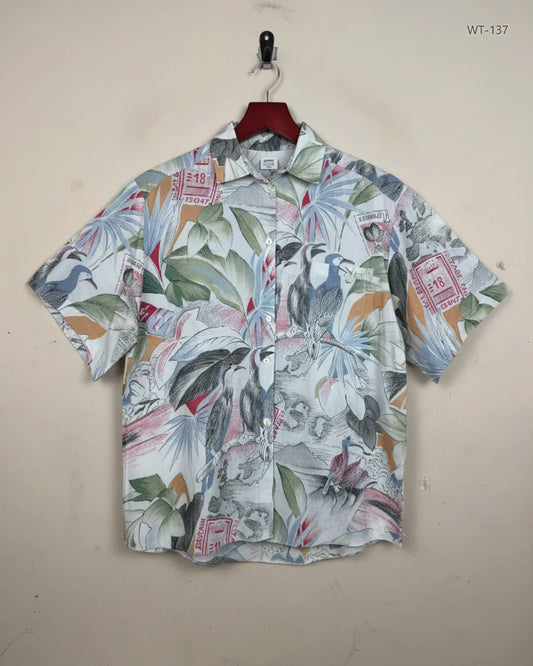 Preloved Premium Womens Summer Tops by Unknown, Multi Cotton for Women - OTS Thrift Shop Peshawar Pakistan