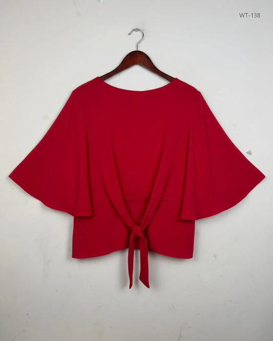 Secondhand Branded Womens Summer Tops by Primark, CARROT RED Polyester fabric, Premium condition, for Women - Online Thrift Shop Islamabad Pakistan
