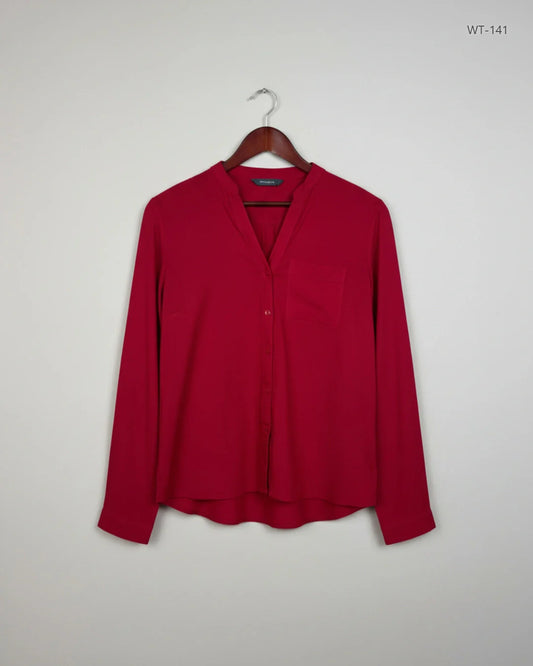 Premium Condition Womens Summer Tops | Preloved Primark | Red Viscose | Thrift Shop for Women Lahore Pakistan | OTS