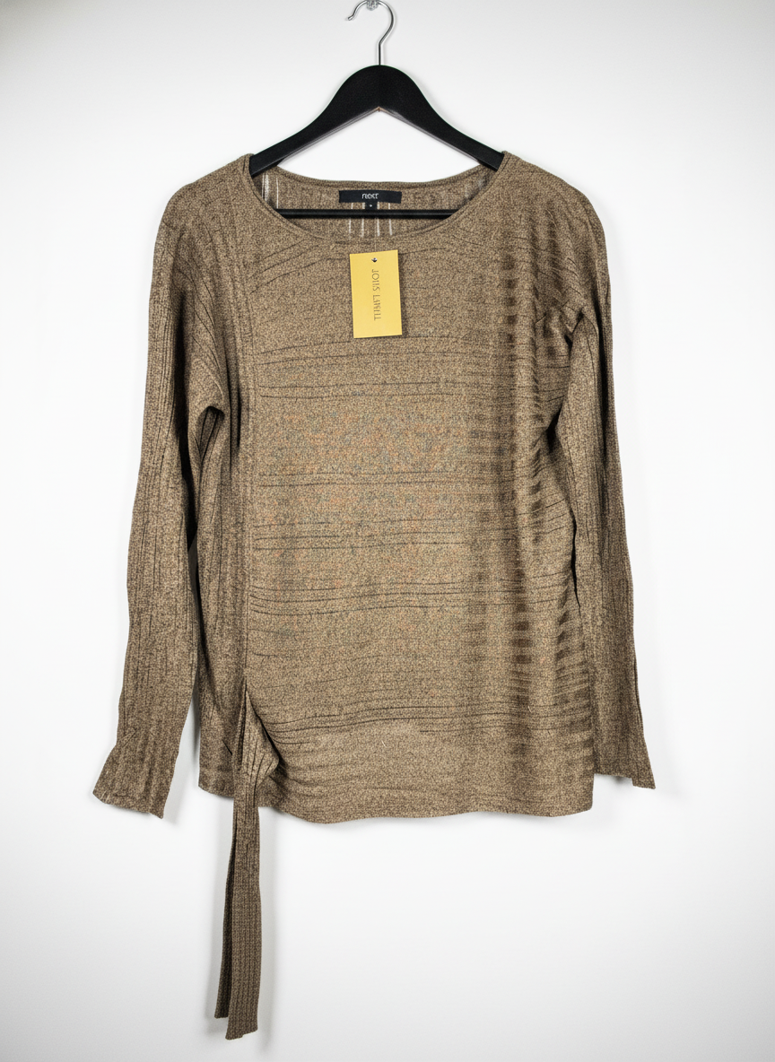 UK Imported secondhand Winter Knitted Tops - NEXT brand, BROWN VISCOSE, PREMIUM condition, for Women - Online Thrift Store Lahore Pakistan