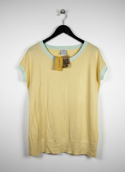 Shop PREMIUM Winter Knitted Tops by MADELEINE | Preloved Branded Clothes | YELLOW ACRYLIC | Women | OTS Thrift Store Islamabad Pakistan