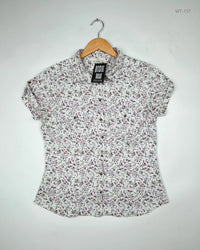 L.O.G.G Off White Womens Summer Tops (WT-157)